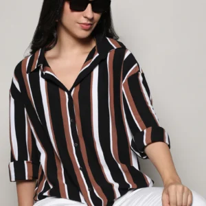 Striped Boxy Shirt