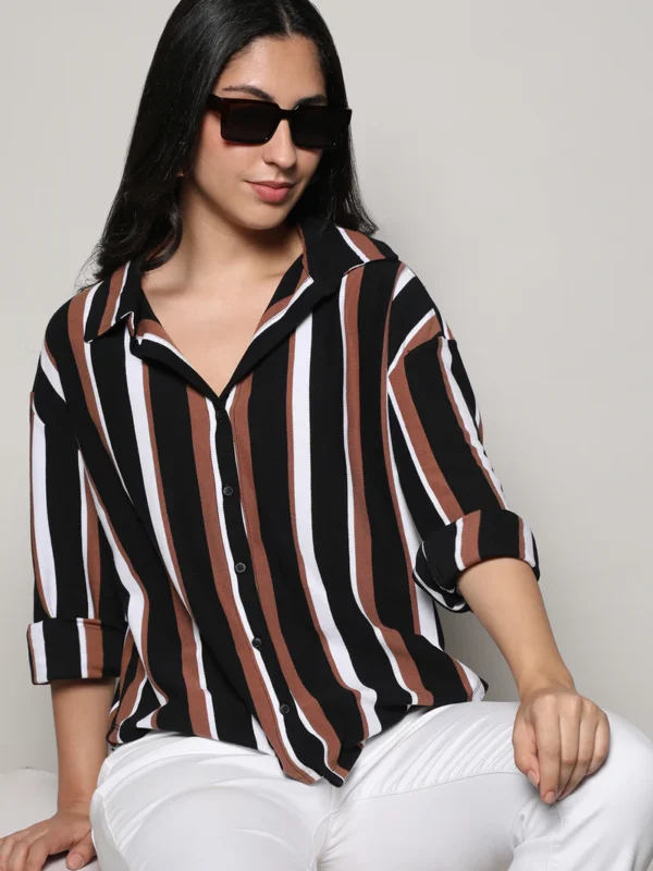 Striped Boxy Shirt